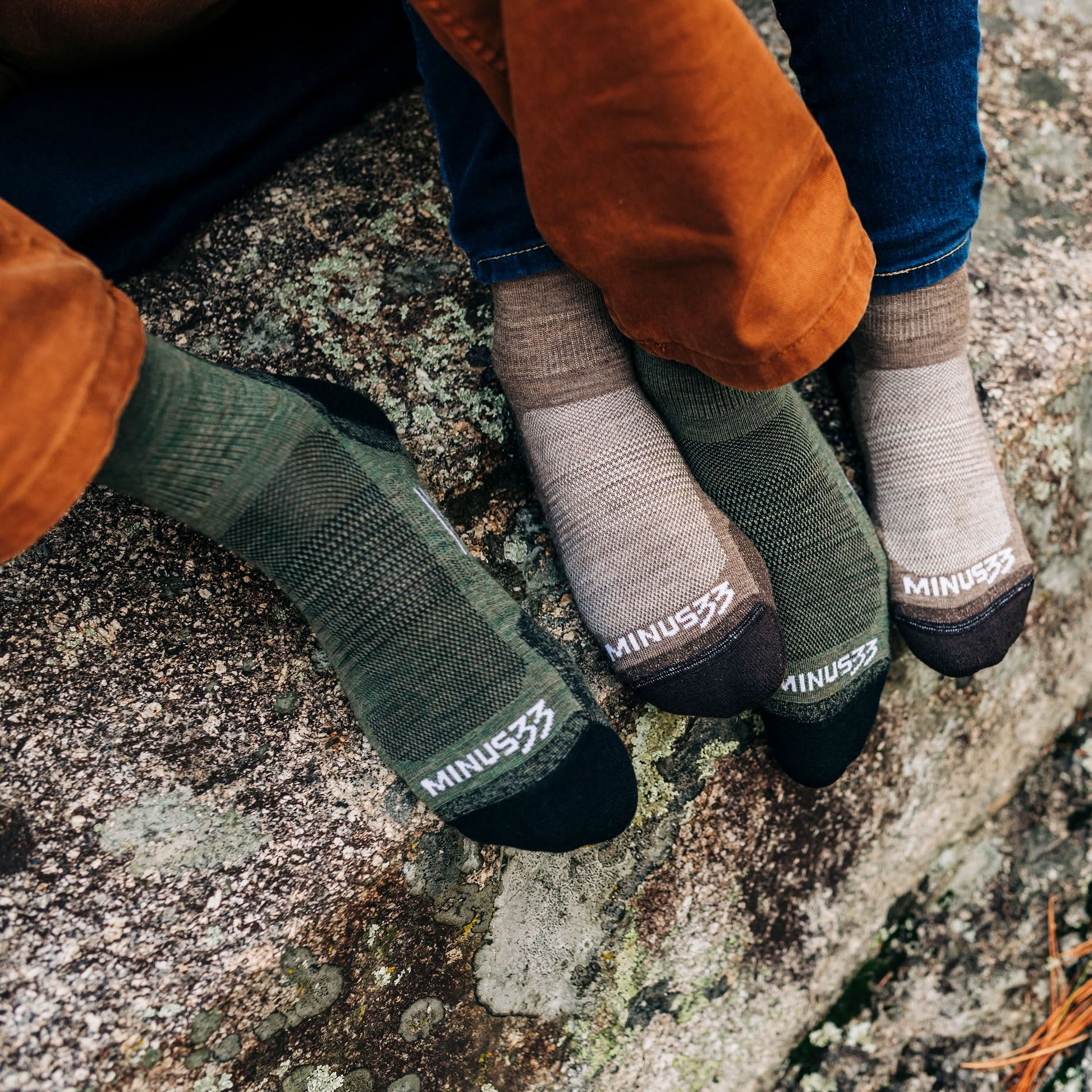 Microweight Cushion - Mini Crew Wool Socks Mountain Heritage - My Men's Shop