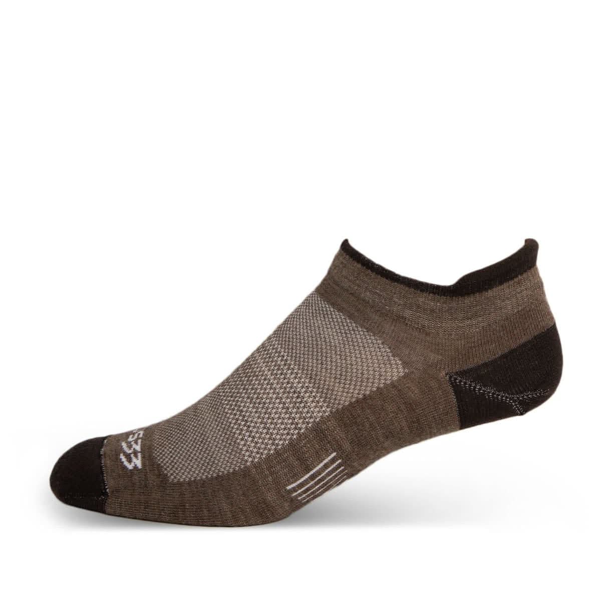Microweight - No Show Tab Wool Socks Mountain Heritage - My Men's Shop