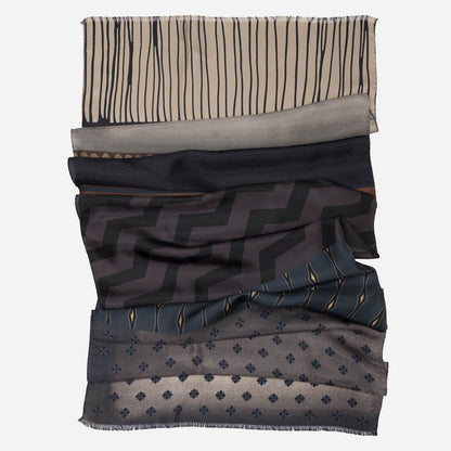Atri - Long Silk Scarf - Plum - My Men's Shop