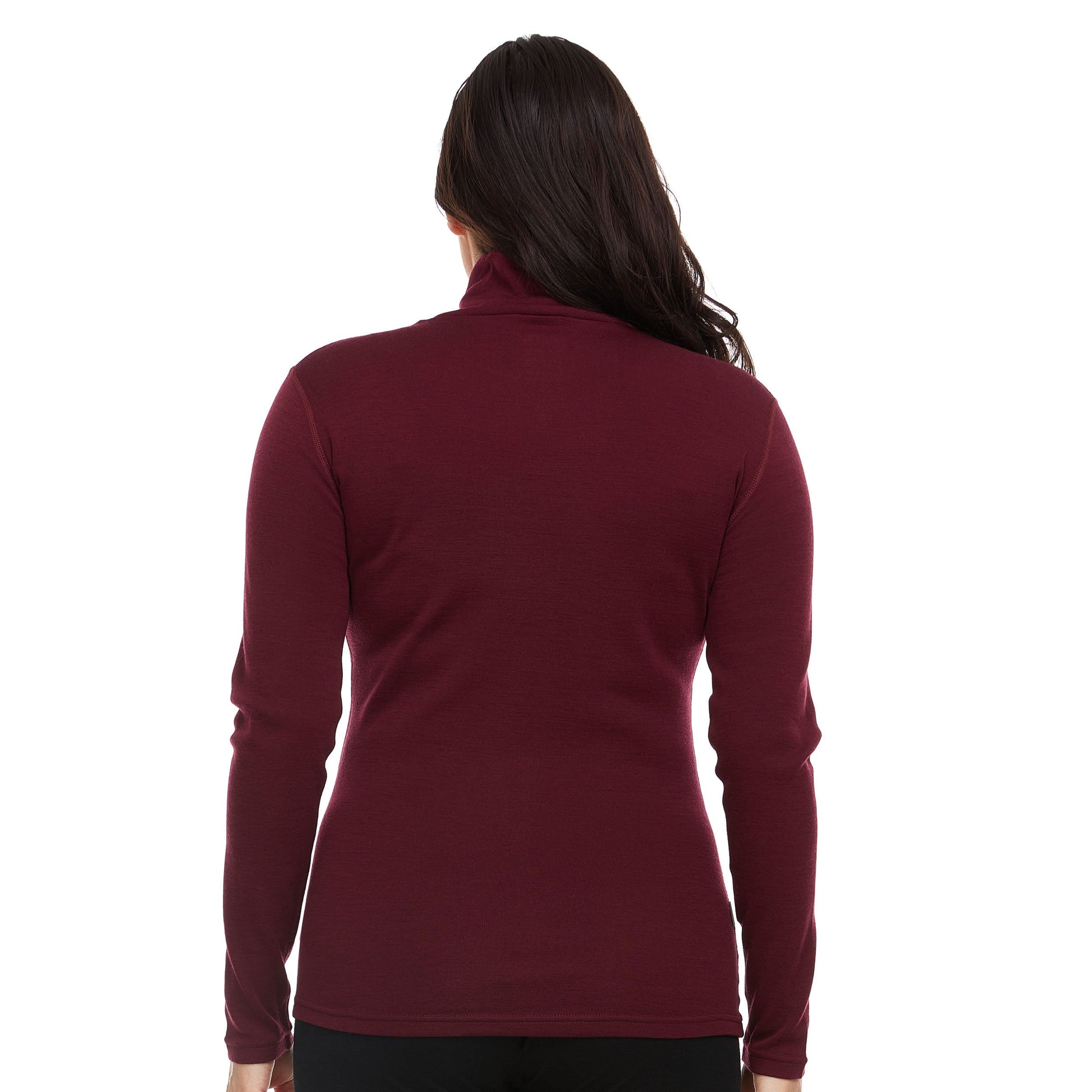 Midweight - Women's Long Sleeve Turtleneck 100% Merino Wool - My Men's Shop