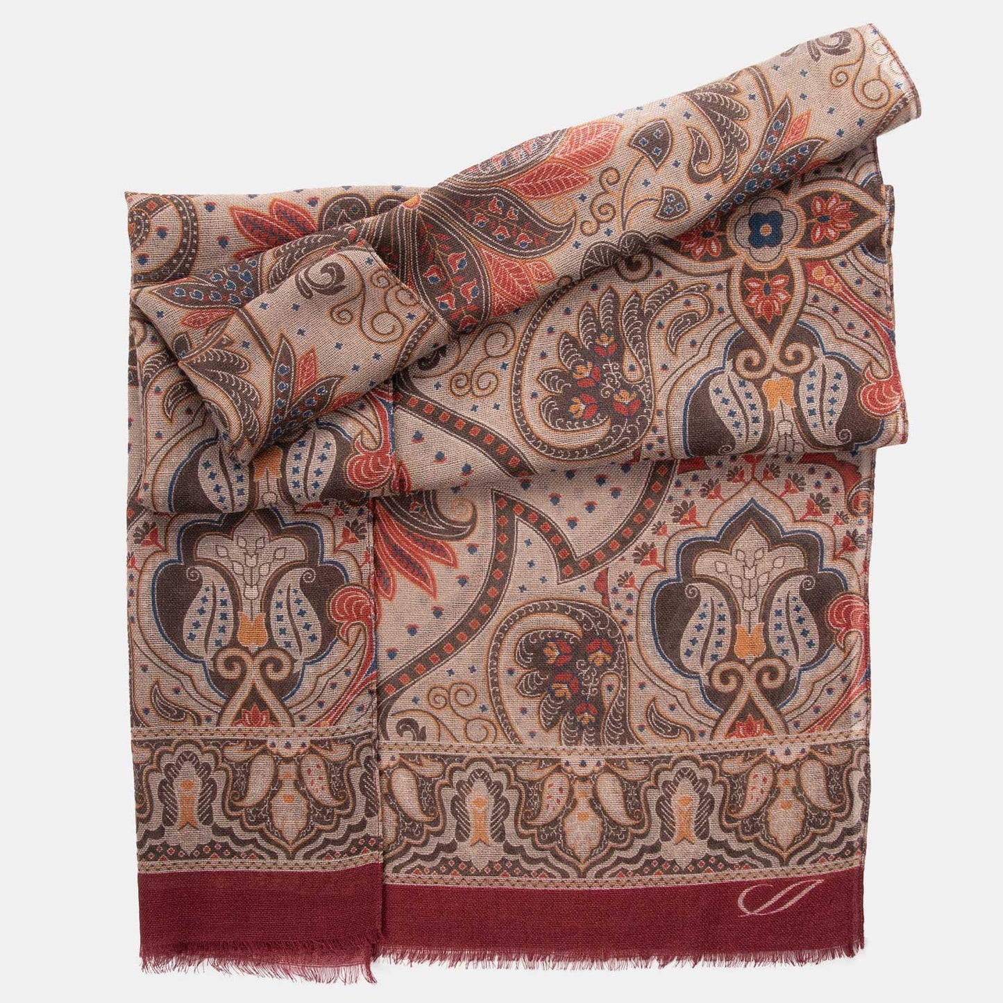 Uffizi - Wool Scarf - Travertine Beige - My Men's Shop