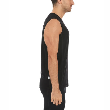 Camiseta sin mangas de lana de peso micro para hombre - Woolverino