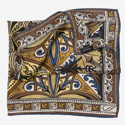 Capri - Silk Neckerchief - Yellow - My Men's Shop