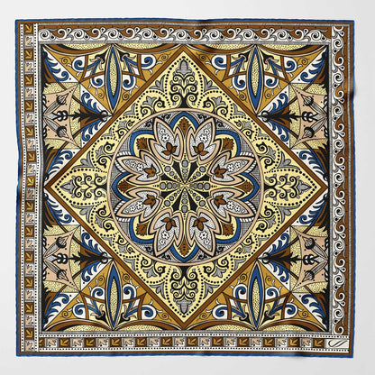 Capri - Silk Neckerchief - Yellow - My Men's Shop