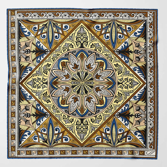 Capri - Silk Neckerchief - Yellow - My Men's Shop