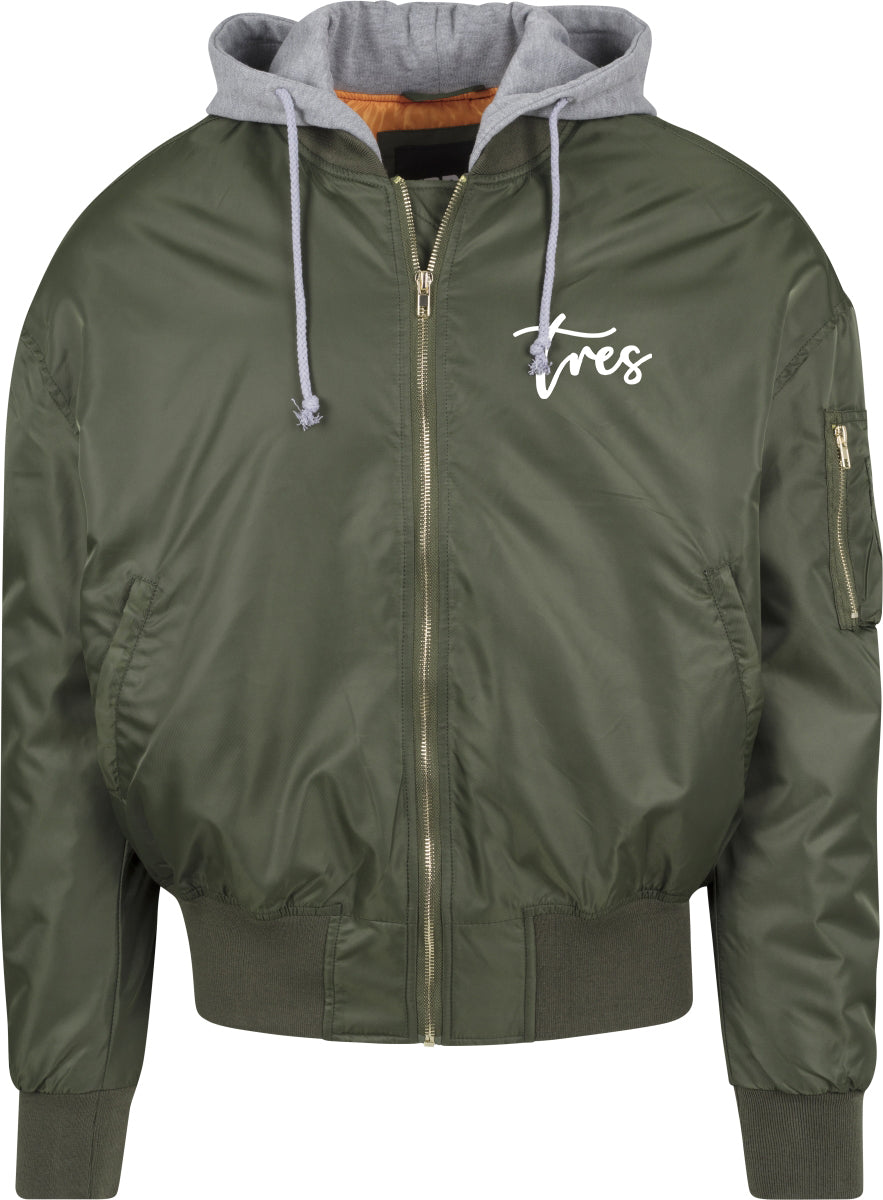 Bomber Jacket Hooded Oversize - My Men's Shop