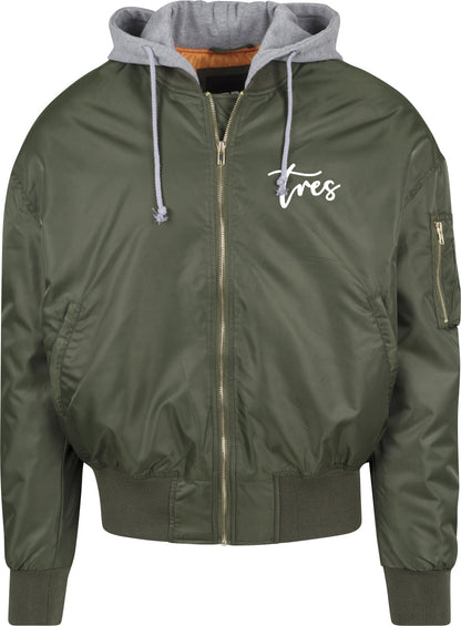 Bomber Jacket Hooded Oversize - My Men's Shop